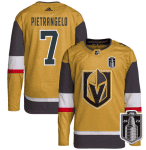 Vegas Golden Knights #7 Alex Pietrangelo Gold 2023 Stanley Cup Final Stitched Jersey