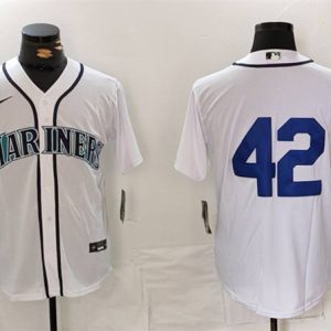 Miami Marlins #42 Jackie Robinson White Cool Base Stitched Jersey
