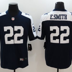 Dallas Cowboys #22 Emmitt Smith Navy Vapor Untouchable Player Limited Jersey