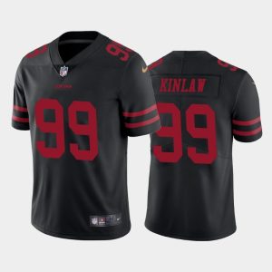 San Francisco 49ers #99 Javon Kinlaw Black Draft Vapor Limited Stitched Jersey