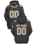 New Orleans Saints Black Performance Pullover Hoodie