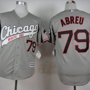 White Sox #79 Jose Abreu Grey New Cool Base Stitched Jersey