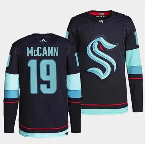Seattle Kraken #19 Jared McCann Blue Stitched Jersey