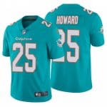 Miami Dolphins #25 Xavien Howard Aqua Vapor Untouchable Limited Stitched Jersey