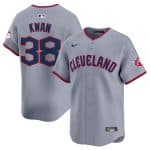Cleveland Guardians #38 Steven Kwan Gray 2025 Alternate Limited Stitched Jersey