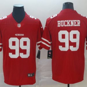 San Francisco 49ers #99 DeForest Buckner Red Vapor Untouchable Limited Stitched Jersey