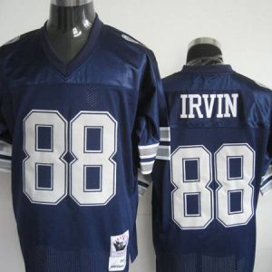 Mitchell Ness Cowboys Customized Custom Blue Throwback Stitched Jersey