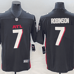 Atlanta Falcons #7 Bijan Robinson Black 2023 Draft Vapor Untouchable Limited Stitched Jersey