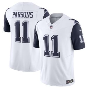 Dallas Cowboys #11 Micah Parsons White 2023 F.U.S.E. Vapor Limited Stitched Jersey