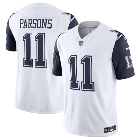 Dallas Cowboys #11 Micah Parsons White 2023 F.U.S.E. Vapor Limited Stitched Jersey