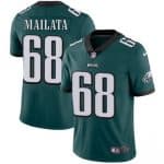 Philadelphia Eagles #68 Jordan Mailata Green Vapor Untouchable Limited Stitched Football Jersey