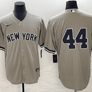 New York Yankees #44 Reggie Jackson Gray Cool Base Stitched Jersey