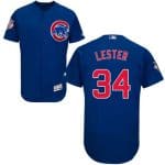 Cubs #34 Jon Lester Blue Flexbase Authentic Collection Stitched Jersey