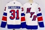 New York Rangers #31 Igor Shesterkin White 2024-25 Stadium Series Stitched Jersey