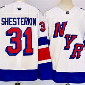 New York Rangers #31 Igor Shesterkin White 2024-25 Stadium Series Stitched Jersey