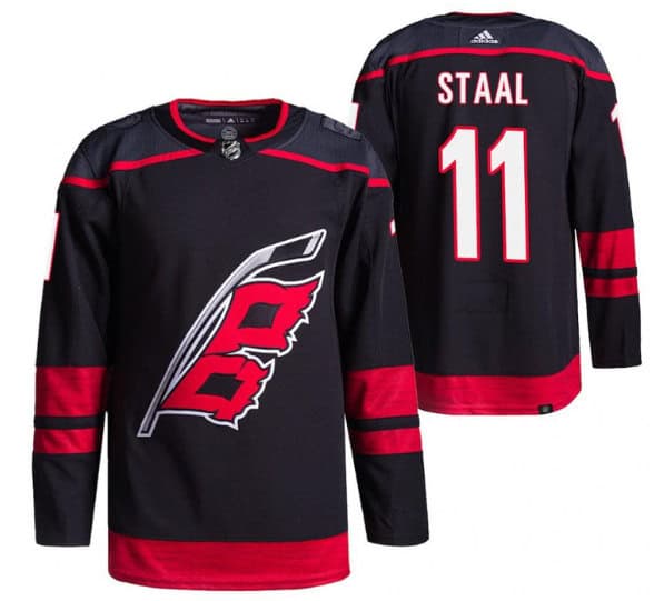 Carolina Hurricanes #11 Jordan Staal Black Breakaway Alternate Pro Stitched Jersey