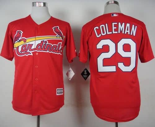 Cardinals #29 Vince Coleman Red Cool Base Stitched Jersey
