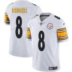 Pittsburgh Steelers #8 Aaron Rodgers White 2025 Vapor Limited Football Stitched Jersey