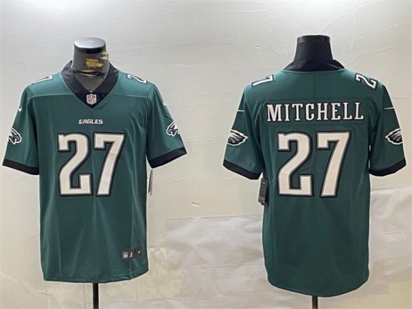 Philadelphia Eagles #27 Quinyon Mitchell Green Vapor Untouchable Limited Stitched Jersey