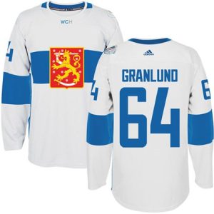 Team Finland #64 Mikael Granlund White 2016 World Cup Stitched Jersey