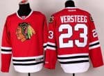 Blackhawks #23 Kris Versteeg Red Stitched Jersey