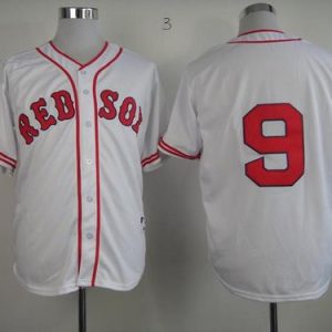 Red Sox #9 Ted Williams White 1936 Turn Back The Clock Stitched Jersey
