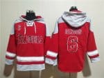 Los Angeles Angels #6 Anthony Rendon Red Ageless Must-Have Lace-Up Pullover Hoodie