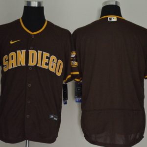 San Diego Padres Blank Brown 2020 Cool Base Stitched Jersey