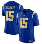 Los Angeles Chargers #15 Ladd McConkey Royal 2024 Draft Vapor Limited Stitched Jersey