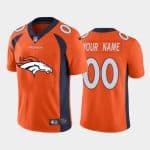 Denver Broncos Customized Orange Team Big Logo Limited Stitched Jersey