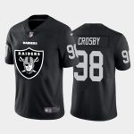 Raiders #98 Maxx Crosby Black 2020 Team Big Logo Limited Stitched Jersey