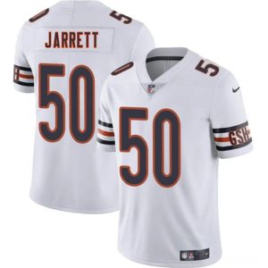 Chicago Bears #50 Grady Jarrett White 2025 Vapor Stitched Jersey