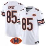Chicago Bears #85 Cole Kmet White 2025 F.U.S.E. With VMH Patch Vapor Untouchable Limited Football Stitched Jersey