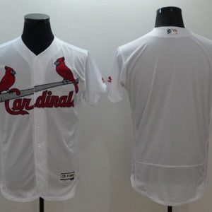 Cardinals Blank White Fashion Stars Stripes Flexbase Authentic Stitched Jersey