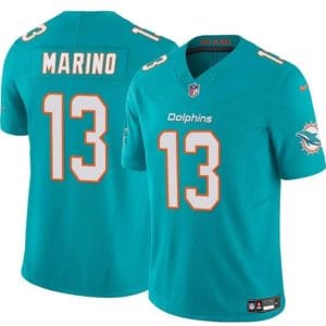 Miami Dolphins #13 Dan Marino Aqua 2023 F.U.S.E Vapor Limited Stitched Jersey
