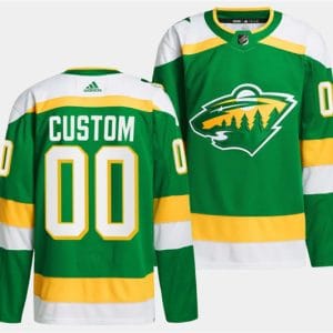 Minnesota Wild Custom Green 2023-24 Stitched Jersey