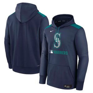 Seattle Mariners Navy Collection Performance Pullover Hoodie