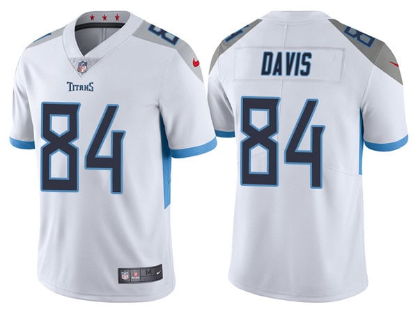 Tennessee Titans #84 Corey Davis White Vapor Untouchable Limited Stitched Jersey