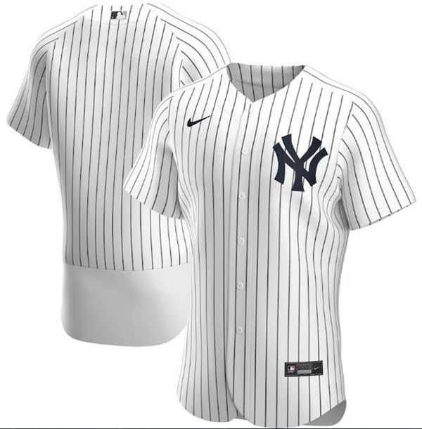 New York Yankees White Flex Base Stitched Jersey