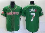 Mexico #7 Julio Ur¨ªas 2023 Green World With Patch Classic Stitched Jersey