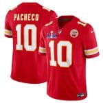 Kansas City Chiefs #10 Isiah Pacheco Red F.U.S.E. Super Bowl LVIII Patch Vapor Untouchable Limited Stitched Jersey