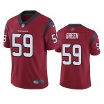 Houston Texans #59 Kenyon Green Red Vapor Untouchable Limited Stitched Jersey