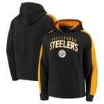 Pittsburgh Steelers Black Game Time Arch Pullover Hoodie