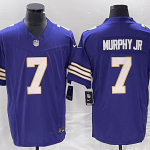 Minnesota Vikings #7 Byron Murphy Jr. Purple 2023 F.U.S.E. Vapor Untouchable Limited Stitched Jersey