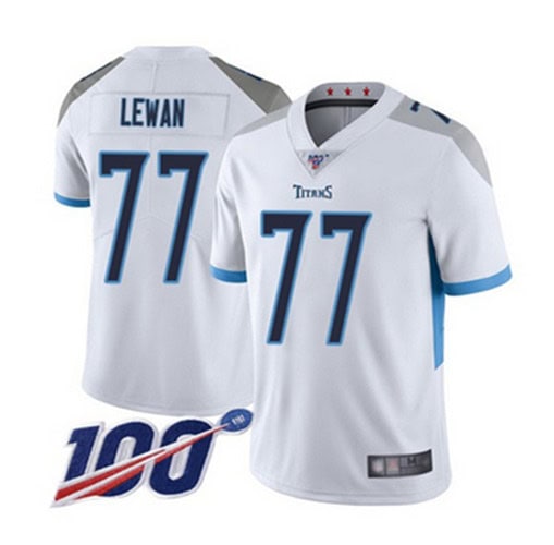 Tennessee Titans #77 Taylor Lewan White Vapor Untouchable Limited Stitched Football Jersey