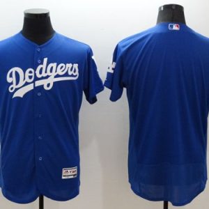 Dodgers Blank Blue Flexbase Authentic Collection Stitched Jersey