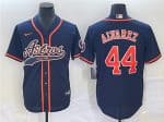 Houston Astros #44 Yordan Alvarez Navy Cool Base Stitched Jersey