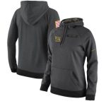 New York Giants Nike Anthracite Salute To Service Player Performance Hoodie