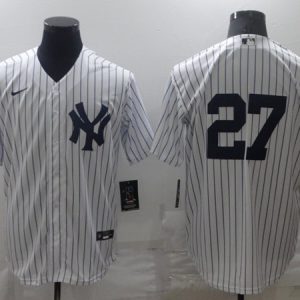 New York Yankees #27 Darrell Rasner White Cool Base Stitched Baseball Jersey