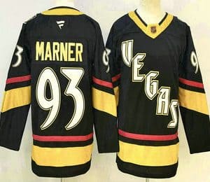 Vegas Golden Knights #93 Mitch Marner Black Reverse Retro Authentic Jersey